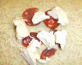 Foto del paso 1 de la receta Galette de chorizo español y queso Franche-Comtè
