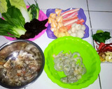 Foto langkah ke 1 dari resep Steamboat AKA Sukiyaki Kuah Tom Yum🍲.