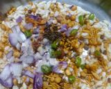 A picture of step 2 of झाल मुरही.