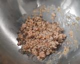 Foto del paso 3 de la receta Albóndigas de salmón y lentejas en salsa de curry