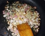 A picture of step 2 of Pearl Couscous (Plomb) Stir fry.