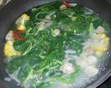 Foto langkah ke 5 dari resep Sayur bayem jamur jagung ala bunda raisya.
