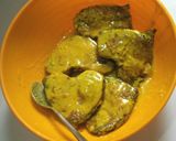 A picture of step 4 of Curd Cashew Fish.