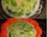 Foto del paso 8 de la receta Pastel de calabacín y espárragos trigueros en microondas