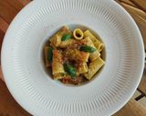 Foto del paso 4 de la receta: Rigatoni al pesto y tomate