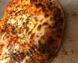 A picture of step 3 of 3 ingredient pizza updated.