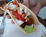 Foto langkah ke 7 dari resep Sandwich Taco Sederhana.