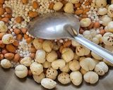 A picture of step 1 of Makhana sabudana tikki.