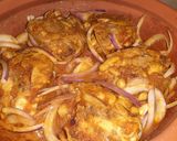Une image de l'étape 6 de Tajine marocain au poulet, légumes et olives.