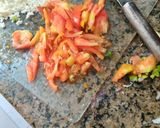 A picture of step 4 of Paneer bhurji.