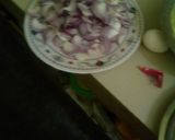 A picture of step 6 of Masala chicken curry.