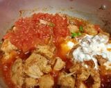 A picture of step 3 of Shinwari karahi.