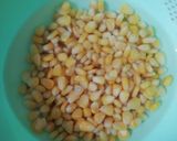 A picture of step 1 of Spicy Sweet corn chat🌽.