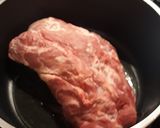 Foto del paso 1 de la receta: Bondiola de cerdo con salsa a la mostaza