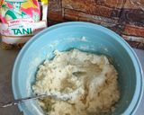 Foto langkah ke 1 dari resep (661) pempek dos (tanpa ikan) isi telur dan keju.