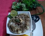 A picture of step 4 of Buckwheat Kuttu ki giri ki upma.