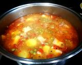Foto del paso 15 de la receta Guiso de patata y guisante con chorizo y bacon ahumado