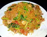 Foto langkah ke 4 dari resep Mie Goreng Cumi (Mie Jagung Goreng Plus Cumi).