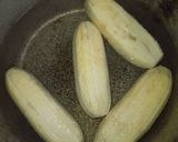 Foto del paso 1 de la receta: Empanada de plátano rellena