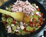 A picture of step 13 of Celery Gratin with Ham, Red Peppers, and Parmesan.