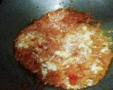 A picture of step 4 of Arbi Masala Curry in curd.