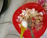 A picture of step 2 of Chana chaat.