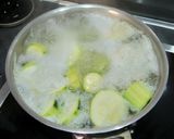Une image de l'étape 1 de TOATJESPAP, purée aux crevettes grises.