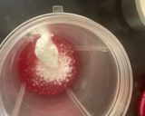 A picture of step 2 of Strawberry cream.