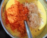 A picture of step 3 of Aloo besan suji mix vegetable handvo.