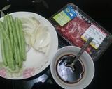 四季豆照燒豬肉片的食譜步驟1照片