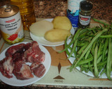 Foto del paso 1 de la receta: Guisado de carne y judías verdes