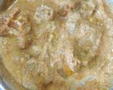 A picture of step 1 of Methi Chicken.