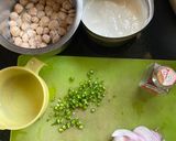 A picture of step 1 of Hyderabadi style Soya Nuggets ki Biryani and Safed Mirchi ki Salan.