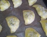 Drożdżowe mini calzone z mięsem mielonym i pieczarkami krok przepisu 5 zdjęcie