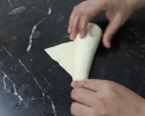 A picture of step 3 of Cone Style Paratha Folding.