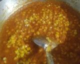 A picture of step 5 of Corn Masala Sabji.