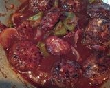A picture of step 11 of Cabbage Manchurian.