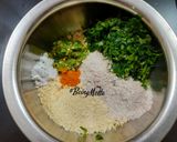 A picture of step 2 of Besan-Oats-Fenugreek Chilla.