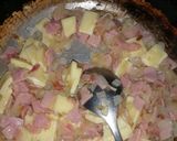 Foto del paso 2 de la receta: Fideo cortadito con salsita de jamón y queso