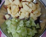 A picture of step 1 of Apple Cucumber Sweet.