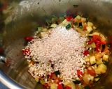Foto del paso 3 de la receta Risotto de verduras con bacalao