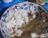 Foto langkah ke 4 dari resep Roti dari tepung almond (Karbohidrat rendah (low carb)) dengan isian salad telur.