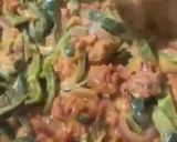 A picture of step 6 of Rajas con Chorizo.
