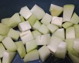 Foto langkah ke 1 dari resep Sayur Bayam Siam kemangi Ndeso.