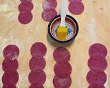 Foto del passaggio 5 della ricetta Rose di pasta fresca (con crema di parmigiano e parmigiano verde)