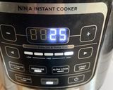 A picture of step 1 of Instant Pot Filipino Champorado.