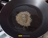 A picture of step 1 of Jeera Aloo (Cumin Potatoes).