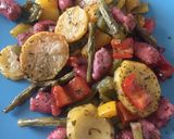 Foto del paso 4 de la receta: Salchichas y verduras al horno