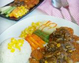 Foto langkah ke 6 dari resep Chicken katsu mushroom sauce.