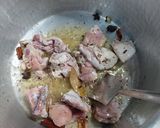 A picture of step 2 of Zam Zam pulao.